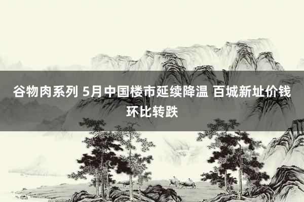 谷物肉系列 5月中国楼市延续降温 百城新址价钱环比转跌