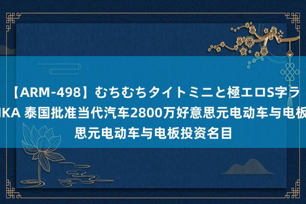 【ARM-498】むちむちタイトミニと極エロS字ライン 2 AIKA 泰国批准当代汽车2800万好意思元电动车与电板投资名目