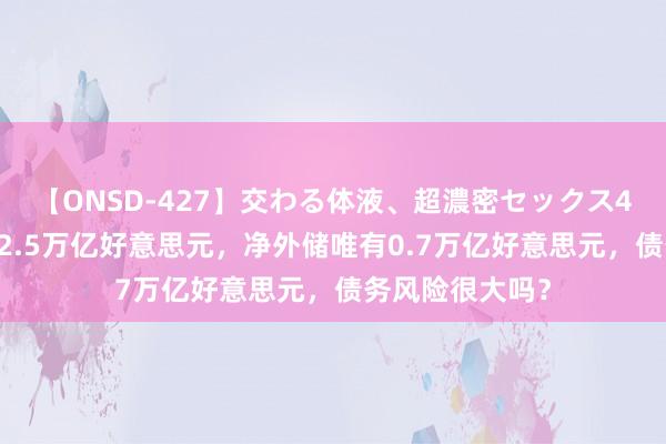 【ONSD-427】交わる体液、超濃密セックス4時間 我国际债2.5万亿好意思元，净外储唯有0.7万亿好意思元，债务风险很大吗？