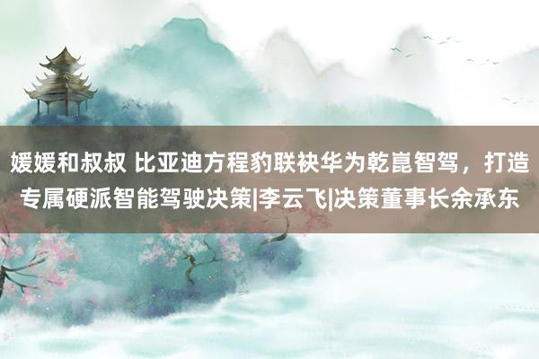 媛媛和叔叔 比亚迪方程豹联袂华为乾崑智驾，打造专属硬派智能驾驶决策|李云飞|决策董事长余承东